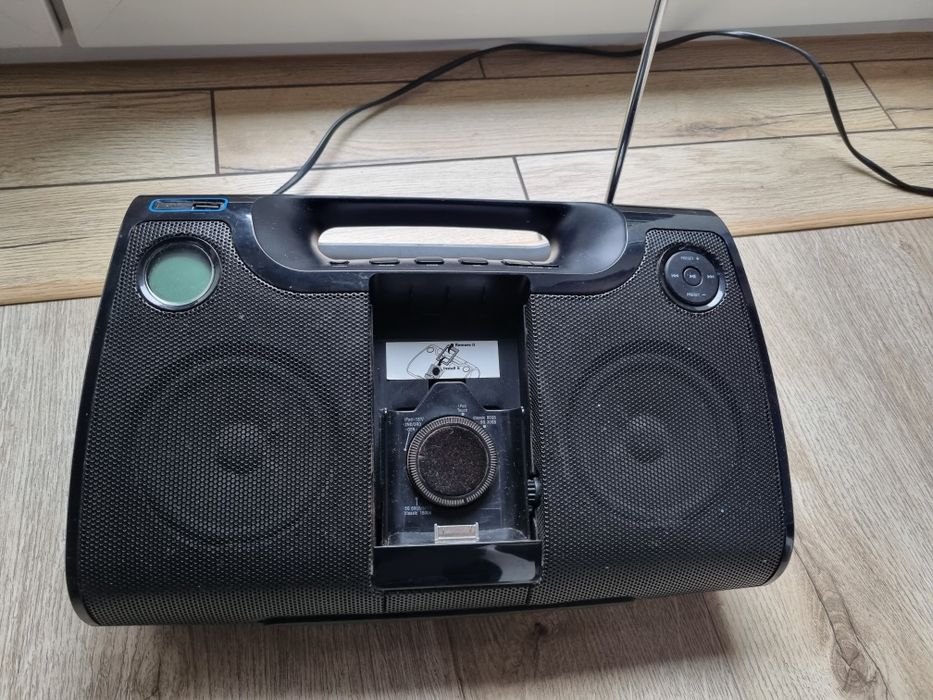Radioodtwarzacz, zestaw audiowizualny ze stacją wizualną Philips dc185