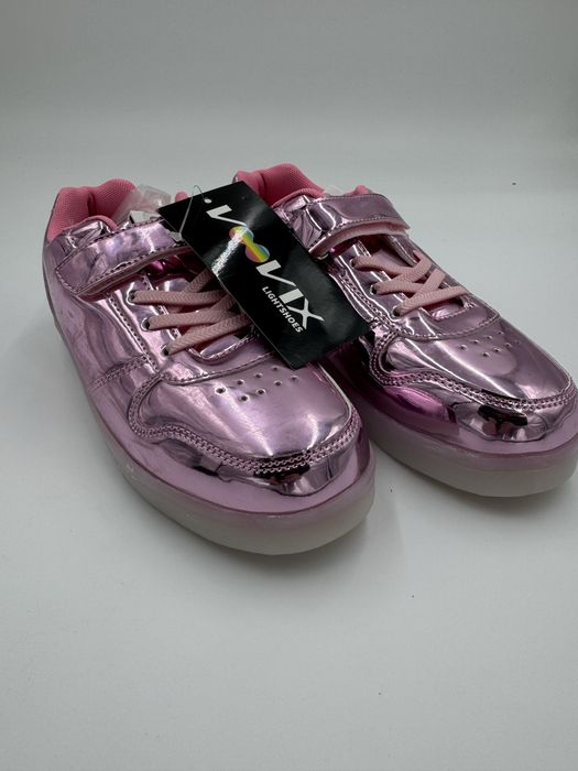 Swiecace rozowe adidasy rozmiar 37