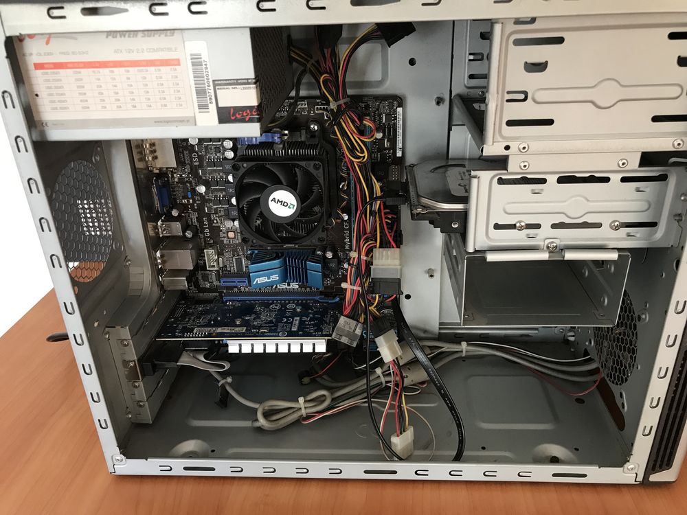 Компьютер на Asus am3+ Geforce 210 1gb AMD Athlon II x2 250