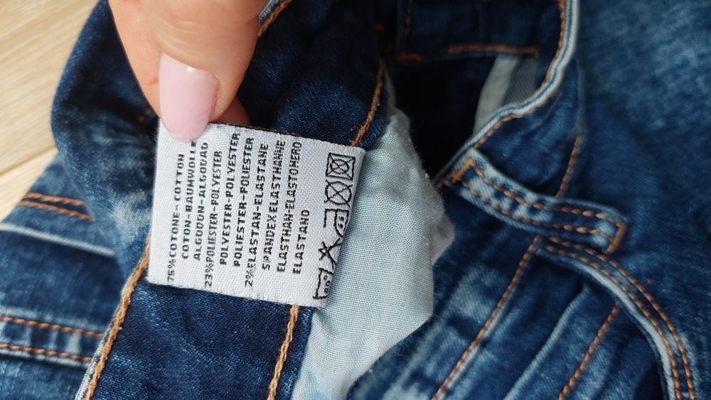 spodnie damskie jeansowe r. 38