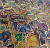 100 kart Złote karty Pokemon 100 szt Vmax GX zestaw GOLD HP