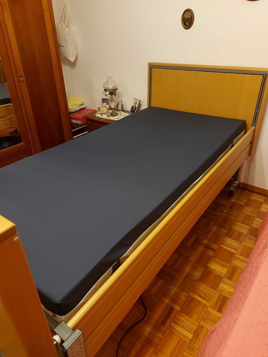 Cama Elétrica Articulada com Colchão Anti Escaras