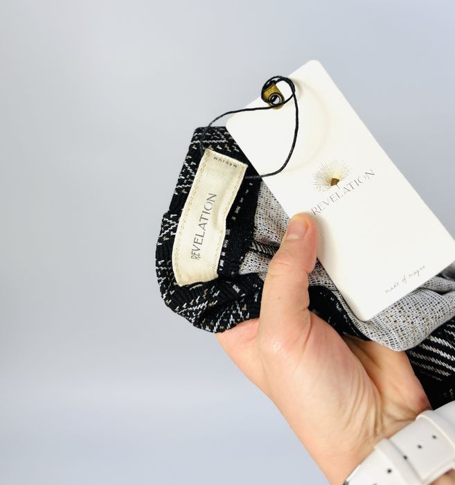 Wzorzyste spodnie dzwony boho M 38