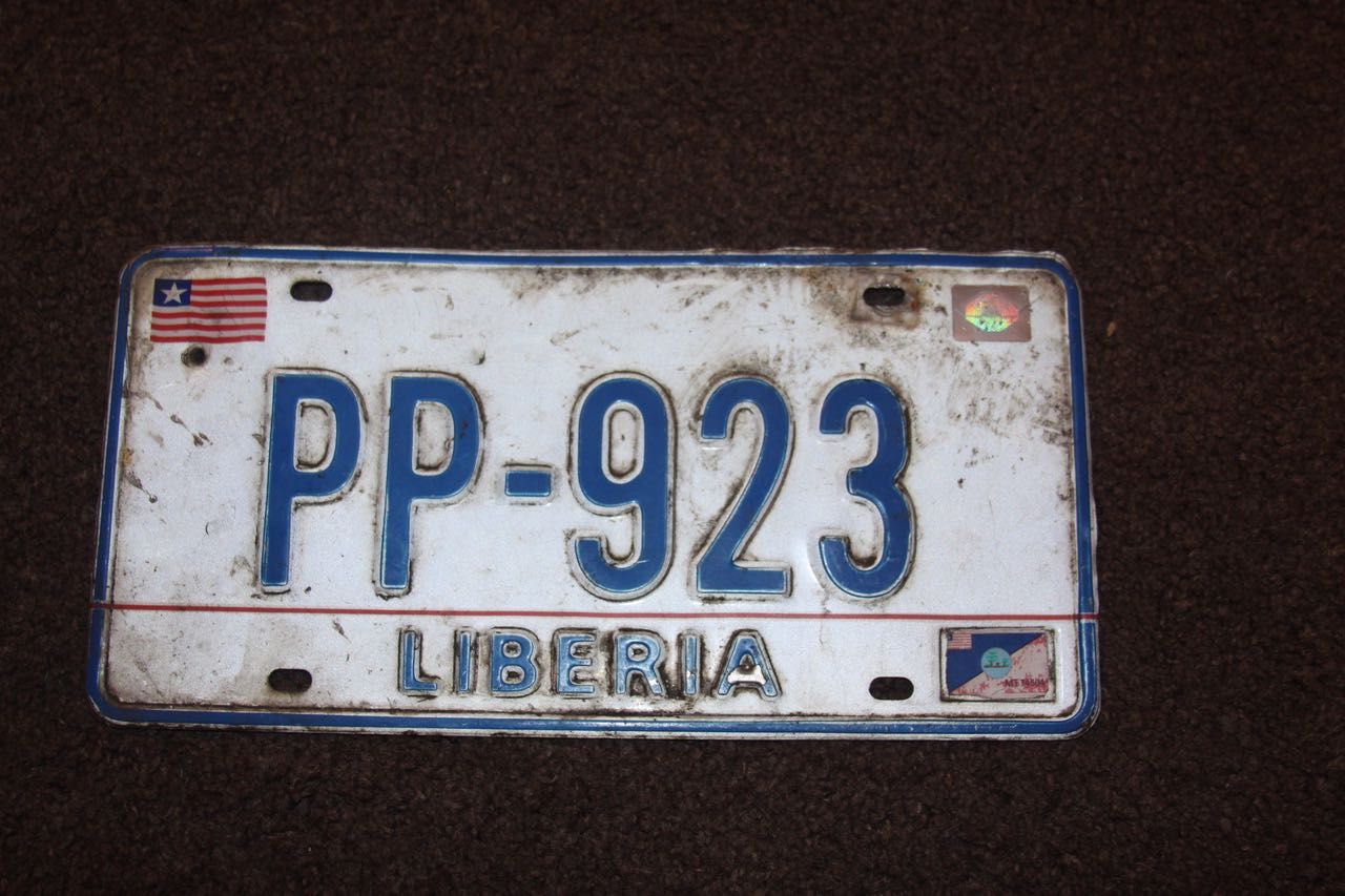 kolekcjonerska tablica z Liberii