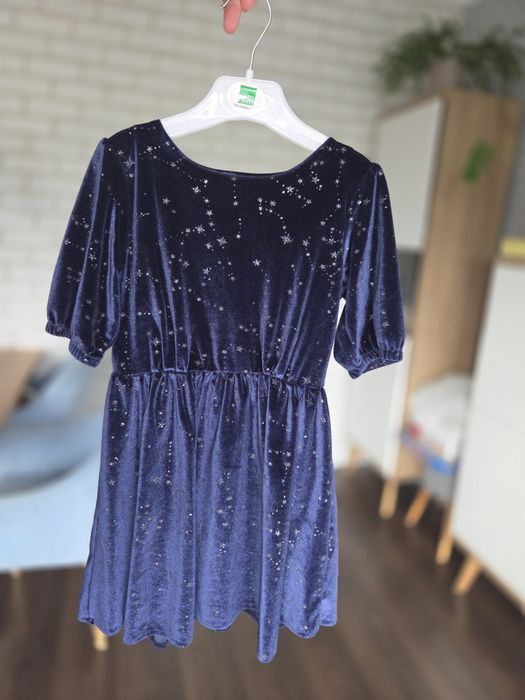 Sukienka granatowa John Lewis 110 5 lat elegancka