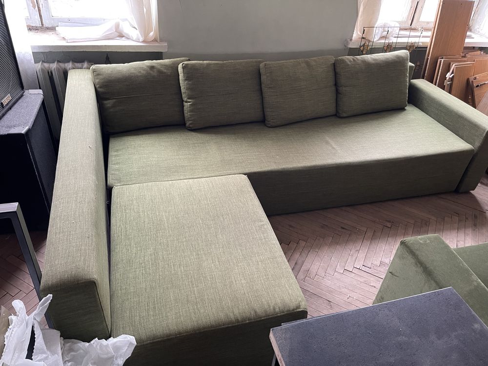 Большой диван, ткань, диван в офис, мебель в офис