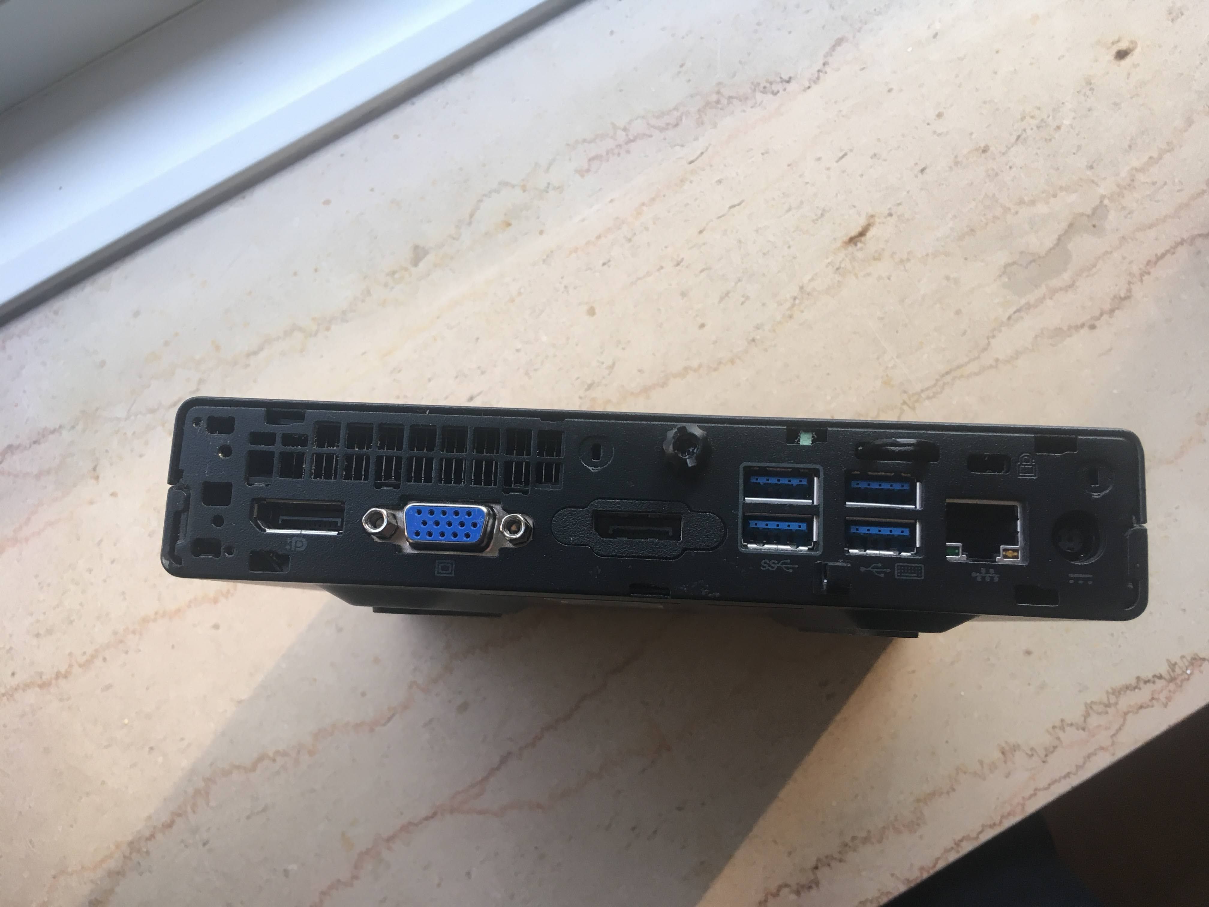HP ProDesk 600 G2 DM (mini pc, 8GB RAM, 128GB disco, G3900T)