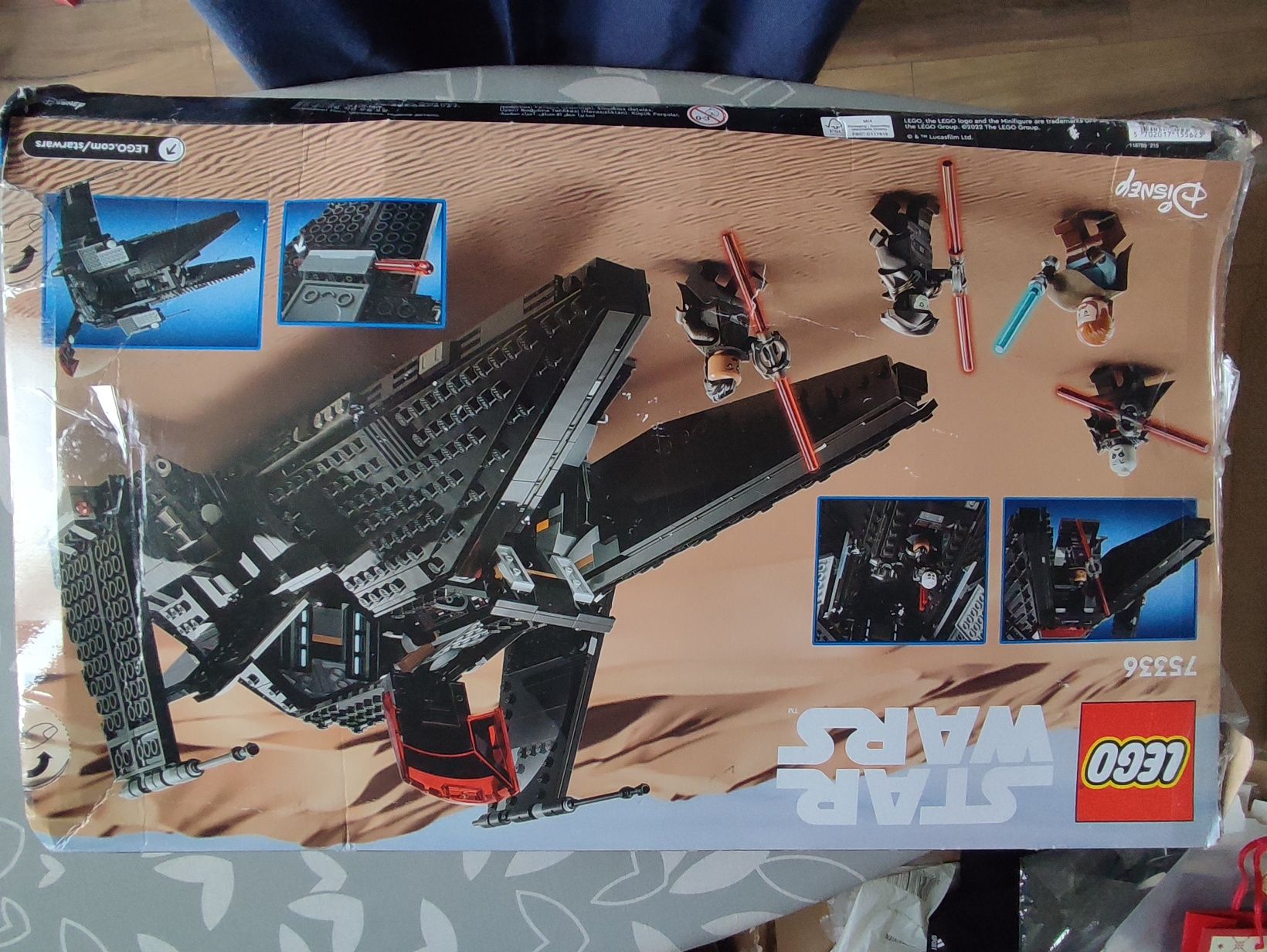 Lego Star Wars 75336 nowe BEZ figurek Transporter