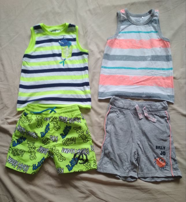 Pakiet Bluzki i spodenki krótkie, smyk 110