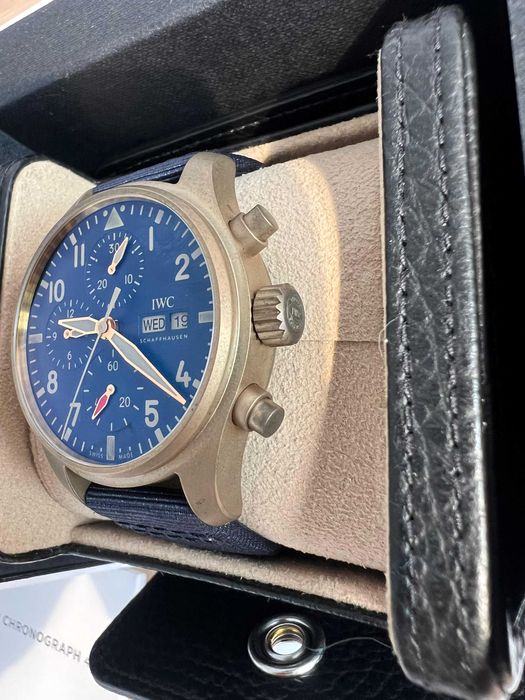 Piękny IWC Pilot's Chronograph 41mm 2022 fullset - Przecena