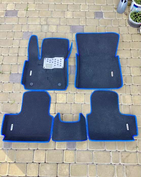Комплект EVA ковриків 3D з підпятником Renault Megane IV коври меган 4