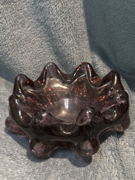 Попільниця гутне скло