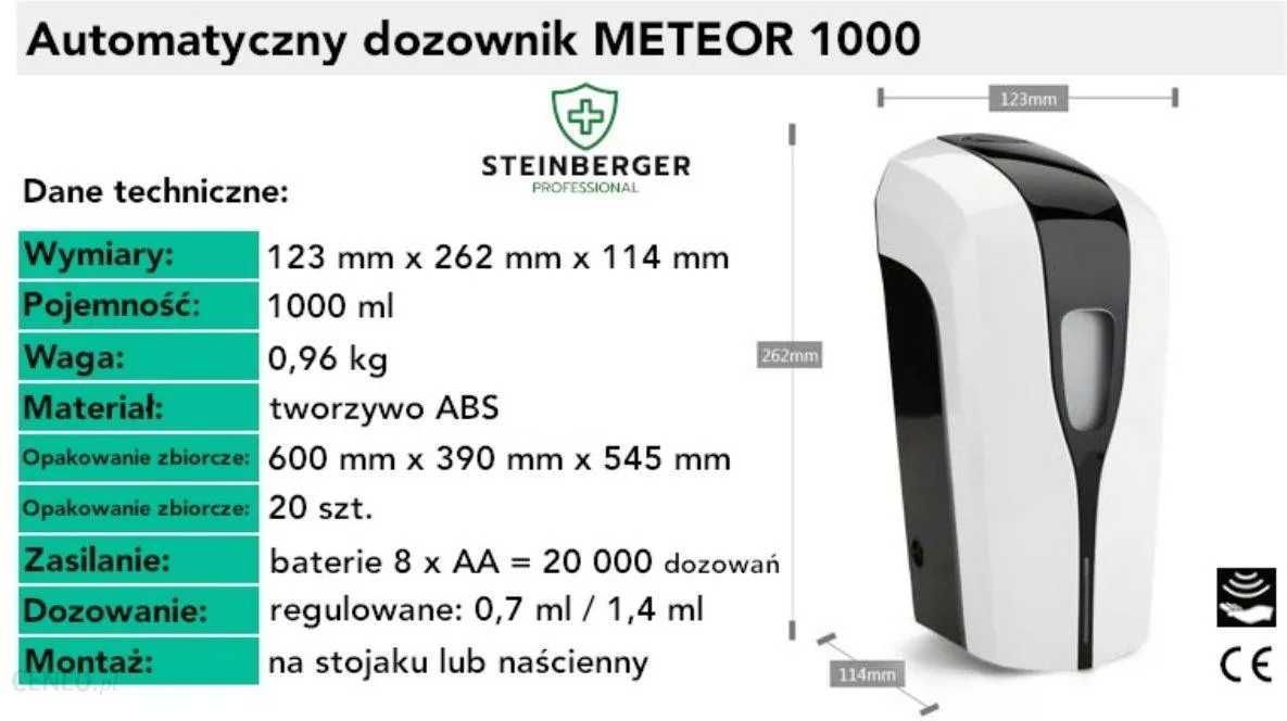 Automatyczny dozownik Meteor 1L 22,25zl/szt