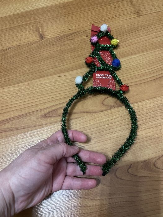 Детский карнавальный обруч «елочка» на голову.