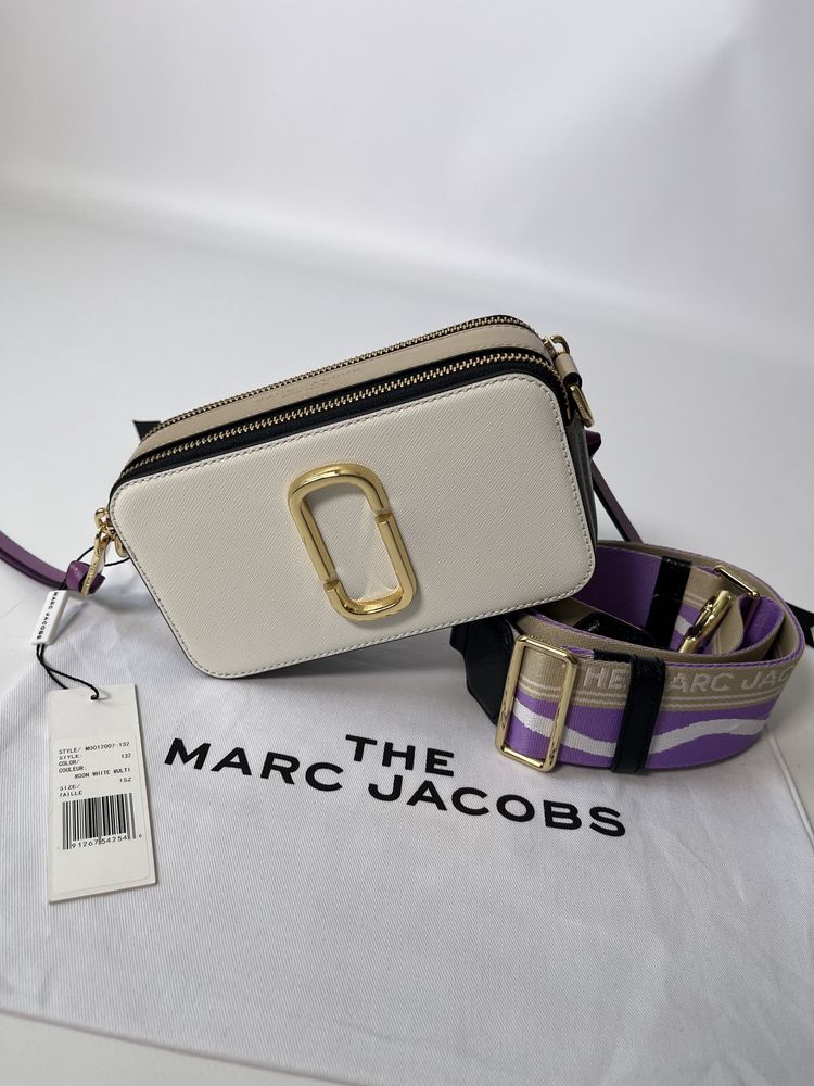 Сумка Marc Jacobs Snapshot молочная