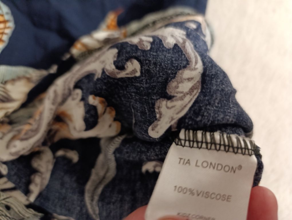 Sukienka maxi midi etno Boho hippie Xs 158 Tia London