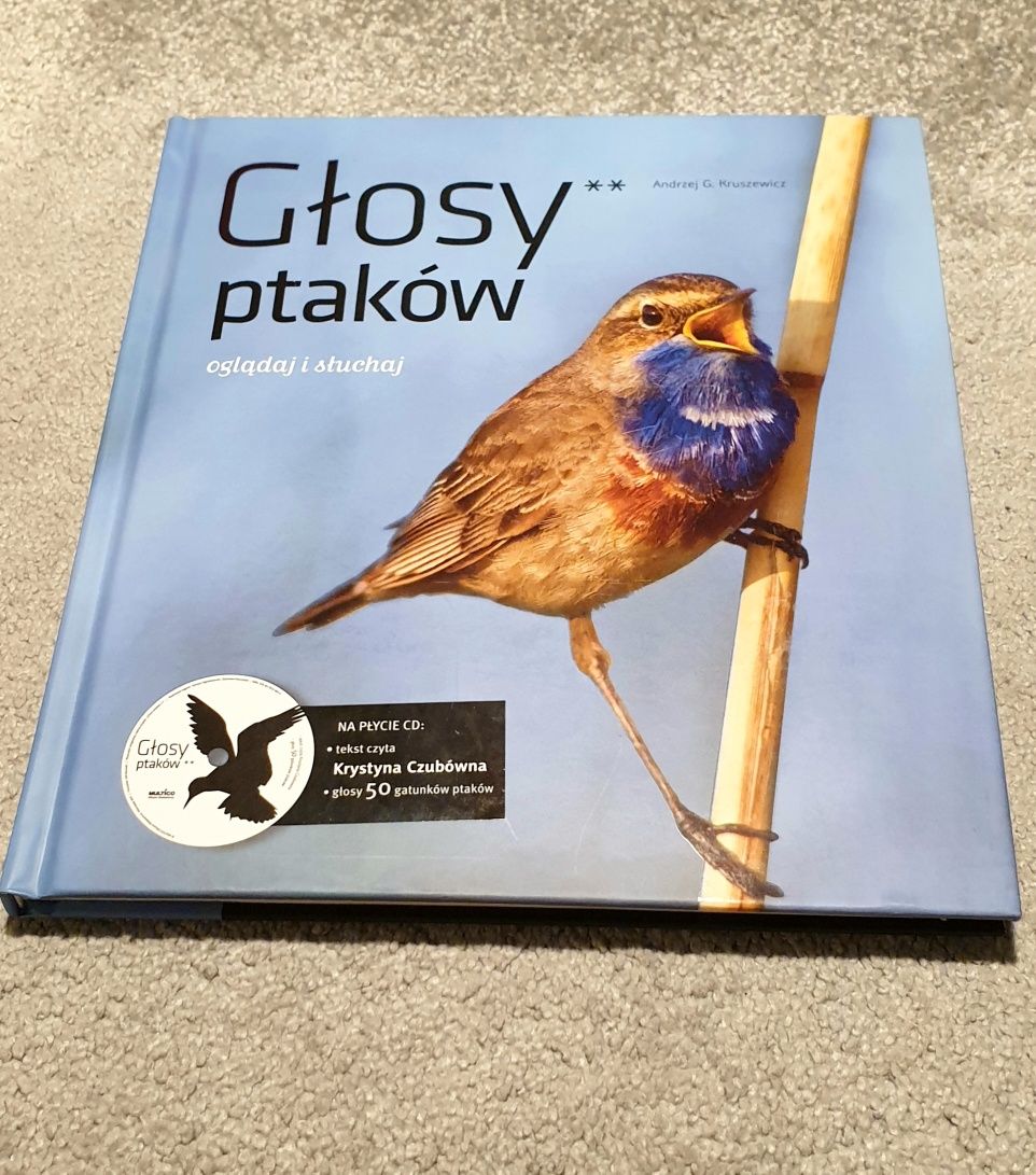 Głosy ptaków wspaniała książka dla dzieci z płytą CD