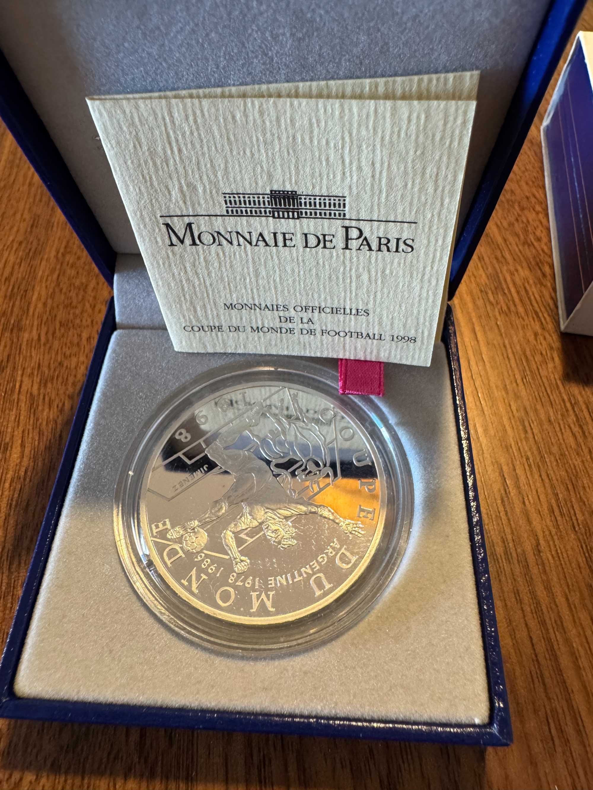 Moedas 10 Francs Mundial 1998