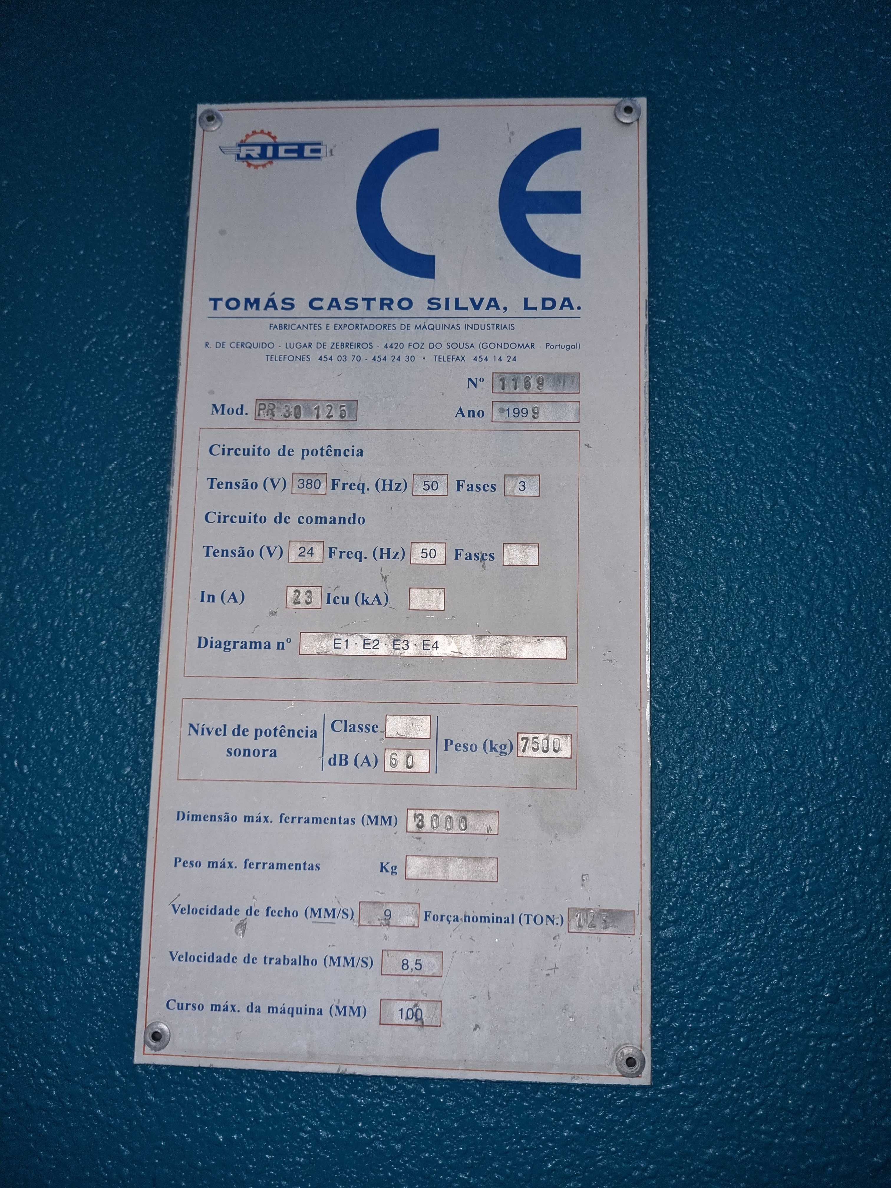 Conjunto 3mt Quinadora e Guilhotina RICO com garantia