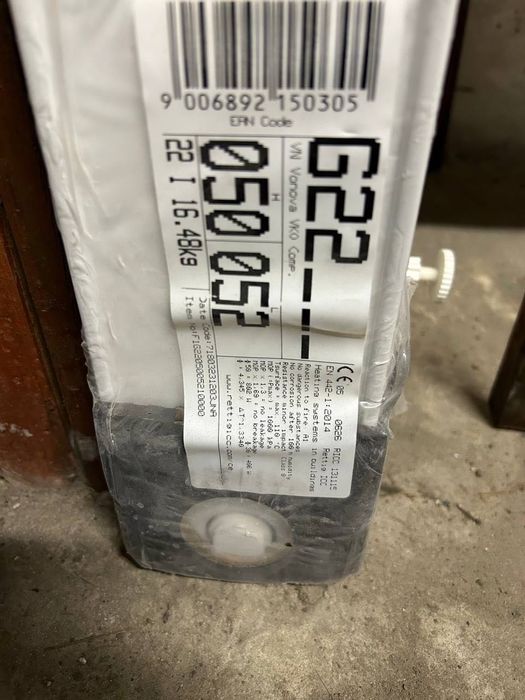 VN-VONOVA Heating 22KV 500x 520mm white (F1G220/500/521/0000)