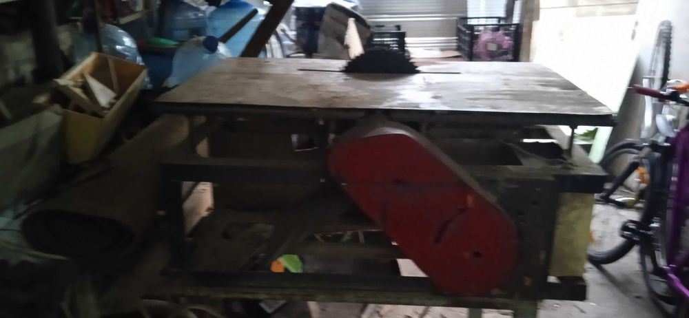 Деревообробний верстат (фуганок, циркулярка, фрезер) на станині