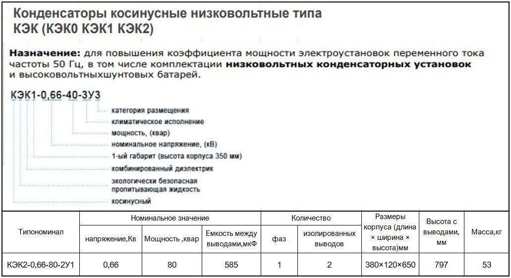 Високовольтний конденсатор КЭК2-0,66-80-2У1