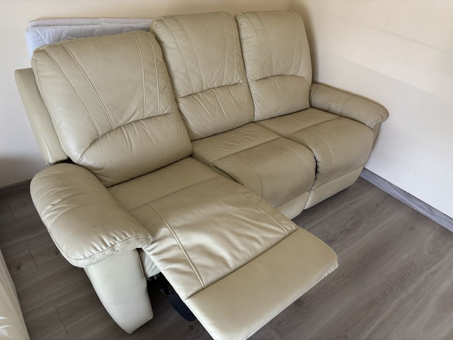 Skórzana kanapa z funkcją relax Sofa Opera Bydgoskie Meble