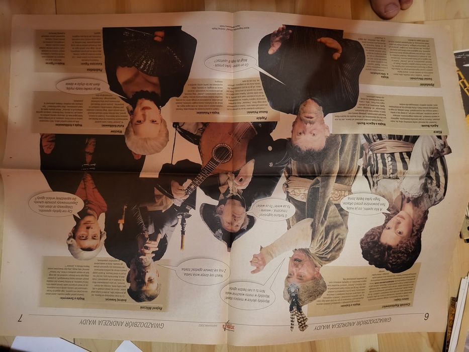 Plakat z filmu Zemsta + artykuł z planu filmowego