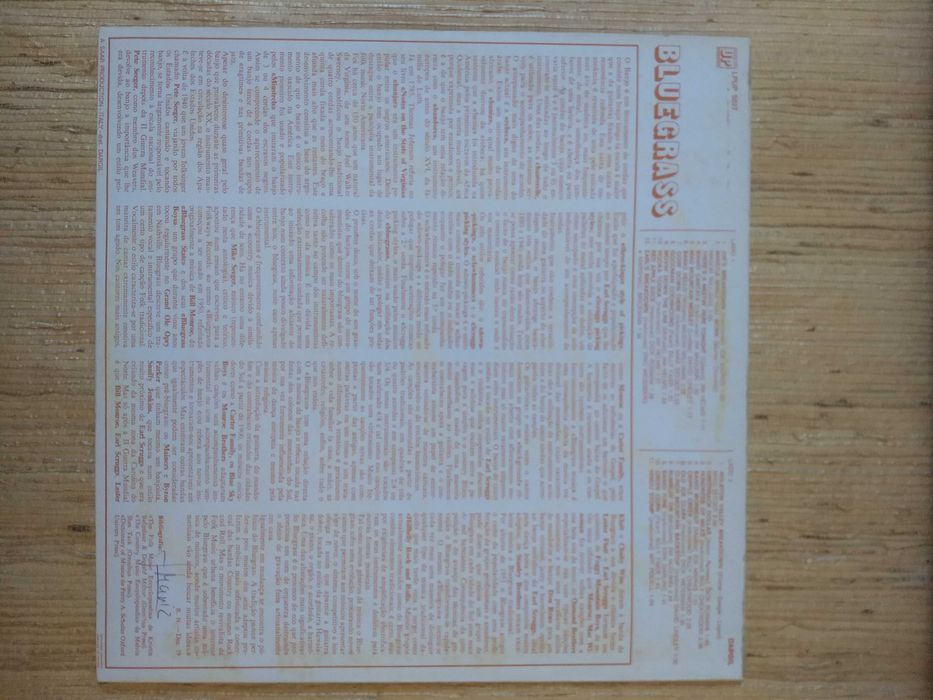 Disco Vinil LP, Bluegrass