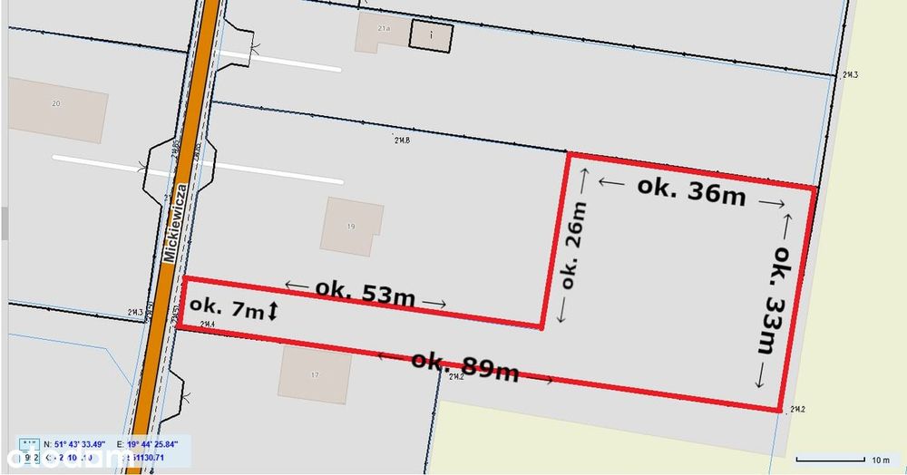 Gałków Mały działka na sprzedaż budowlana 1574 m² (aktualne WZ)