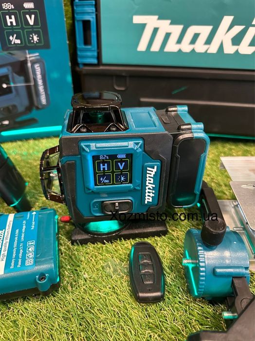 Акумуляторний лазерний нівелір Makita SK900GDZ 3D-4D рівень (24V, 5AH)
