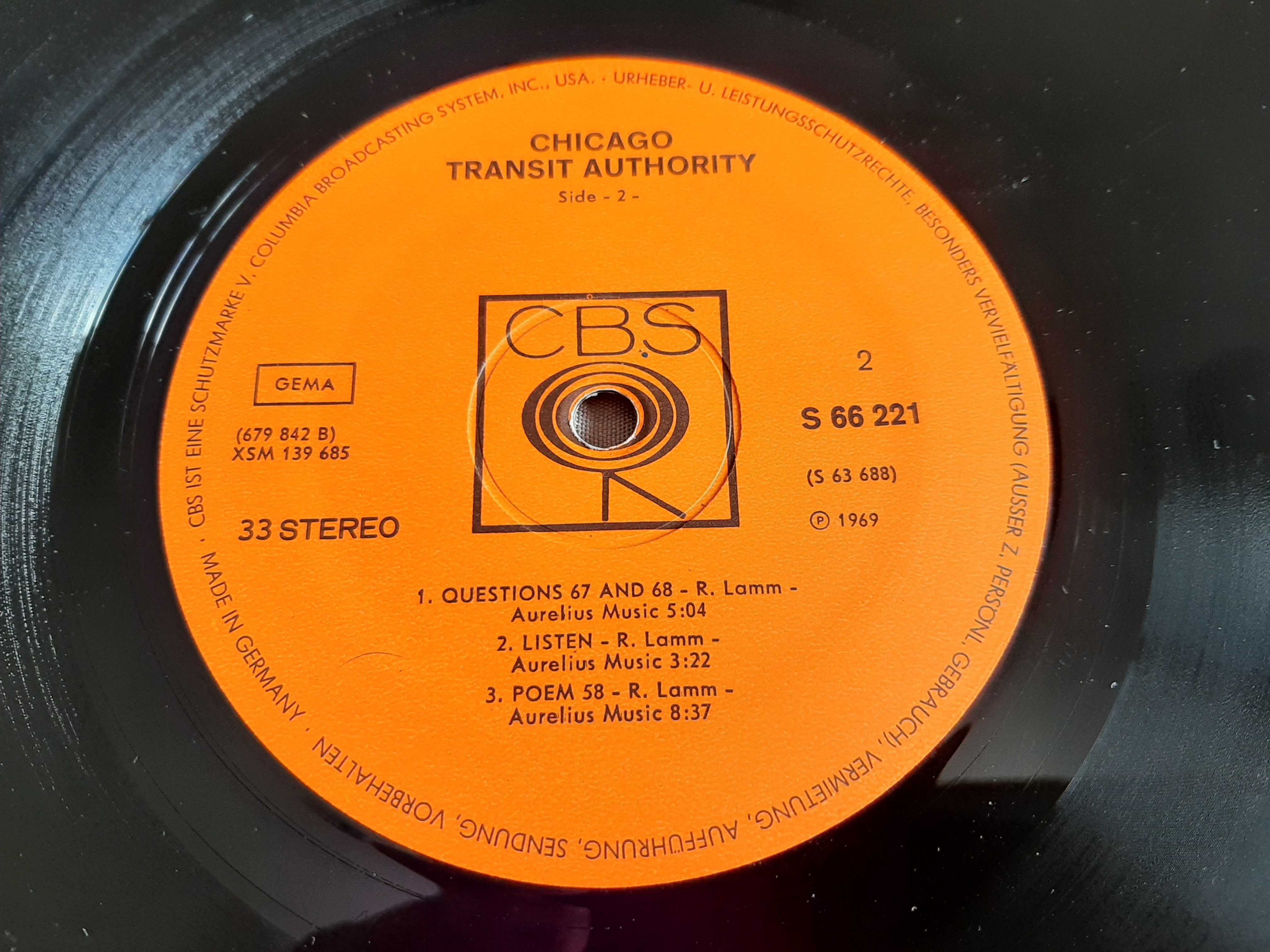 Chicago Transit Authority - S/T - Germany - 2 x Vinil LP