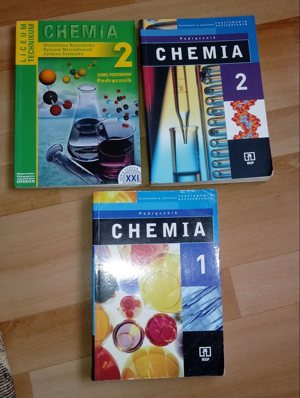 Książki do chemii 3 sztuki