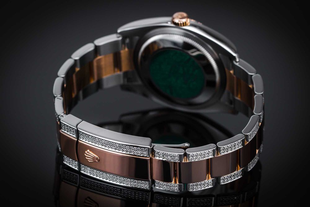 Zegarek Rolex 36mm z diamentami