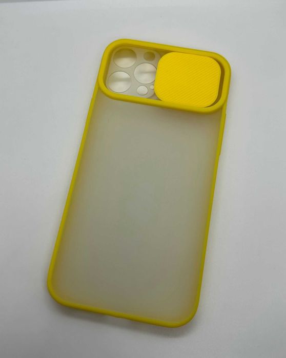 Obudowa Plecki Etui Case Iphone 12PRO Ochrona Aparatu Żółte kod 55