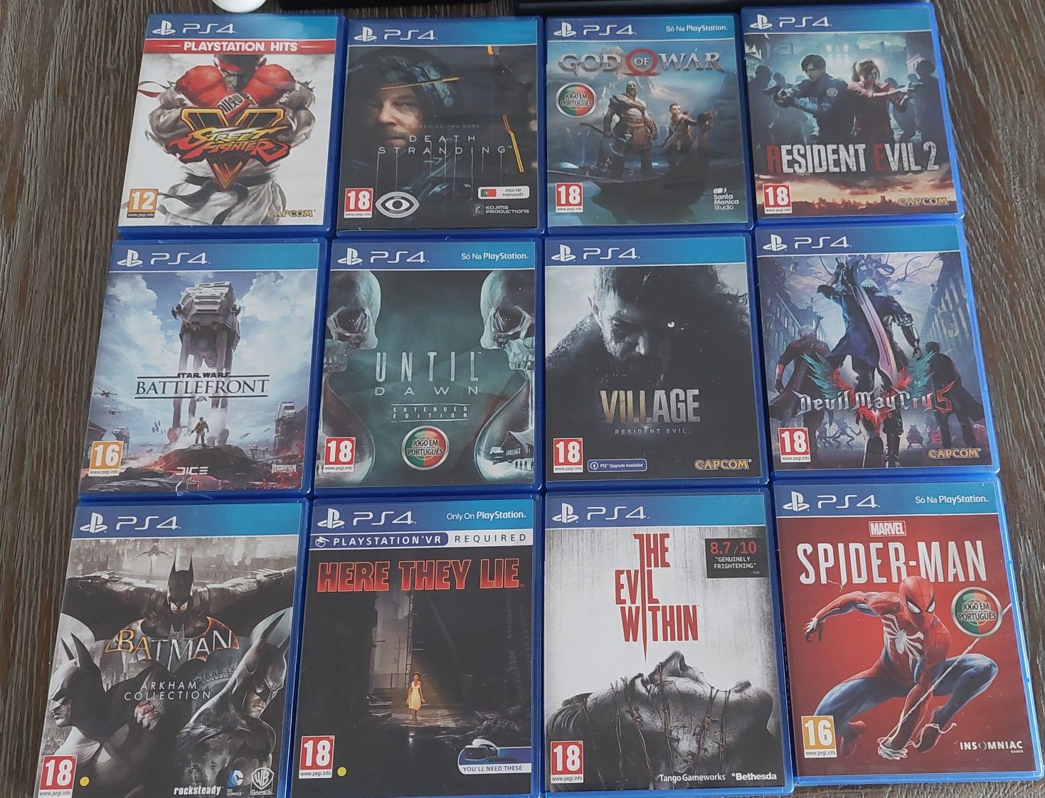 PS4 + Set completo óculos VR + comando + jogos