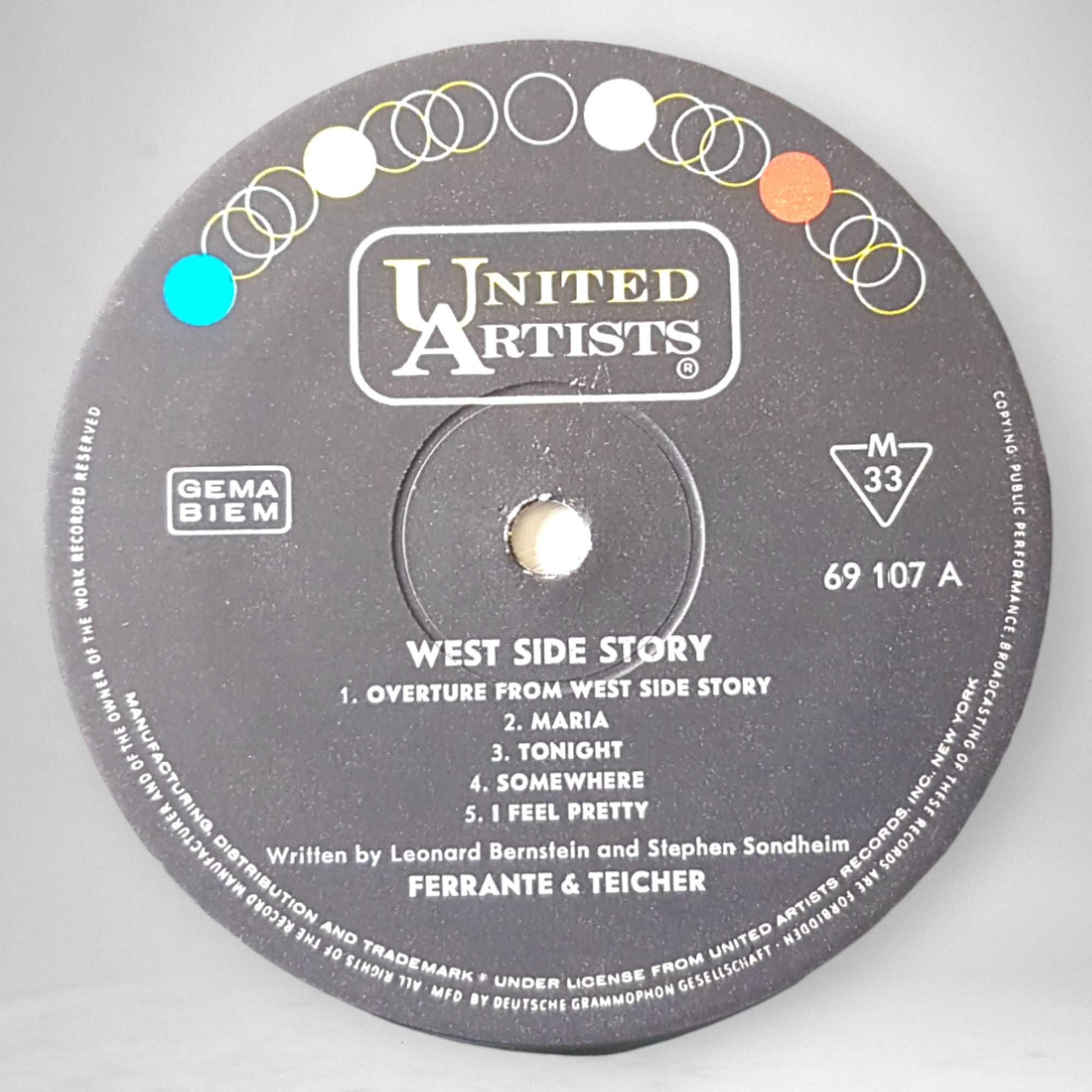 Płyta Winylowa Z Muzyką Filmową West Side Story