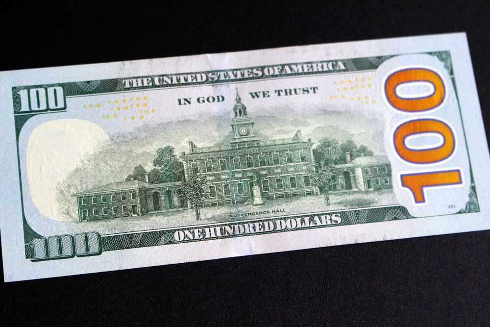 Banknot USA 100 Dolarów 100 USD stan UNC seria 2017 A