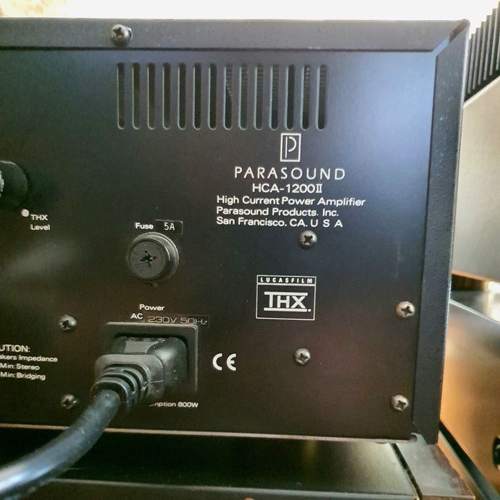 Wysokoprądowa końcówka mocy stereo Parasound HCA-1200 ii jakość Hi end