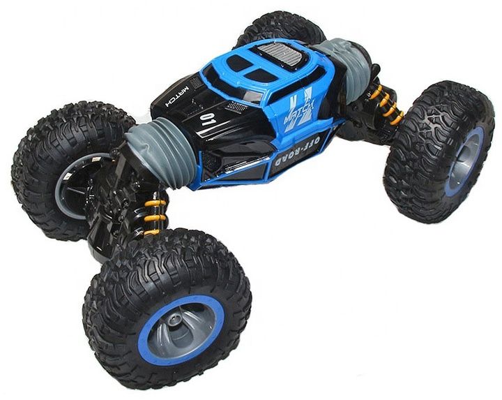 Радиоуправляемая машинка-перевертыш Leo King Синия