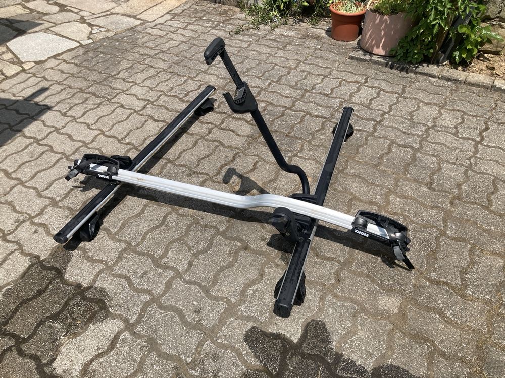Barras de tejadilho e suporte bicicleta