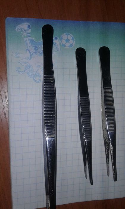 Ножницы , пинцеты , шпатель , скальпель медицинский СССР