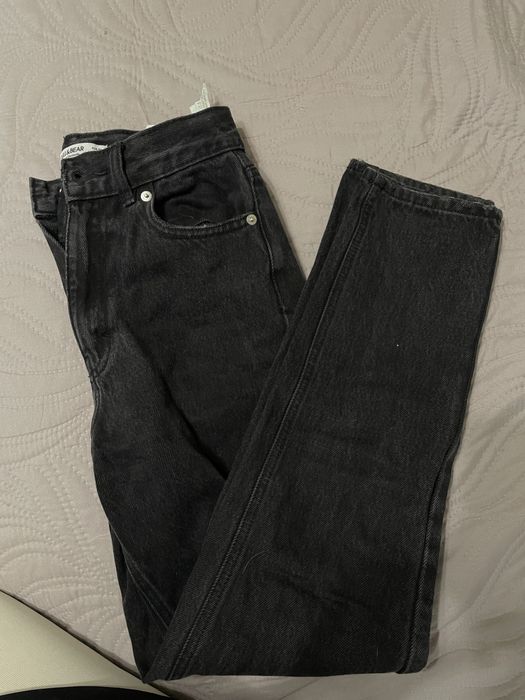 Чорні жіночі mom джинси pull&bear, 32го розміру,