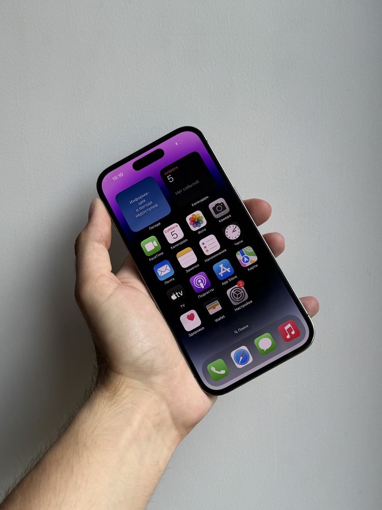iPhone 14 Pro 128 Gb Deep Purple Neverlock E-Sim АКБ 91% отличный