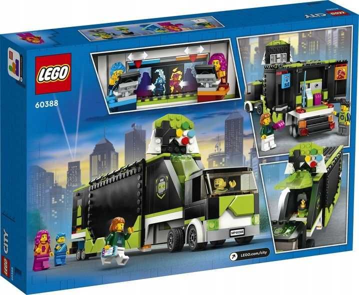 LEGO CITY 60388 Ciężarówka Na Turniej Gier Klocki 7+ *NOWE*