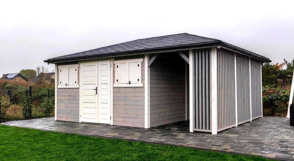 Domek letniskowy, ogrodowy, narzędziowy, drewniany, altana, altanki