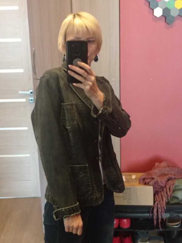 Kurtka jeansowa a'la marynarka L/XL