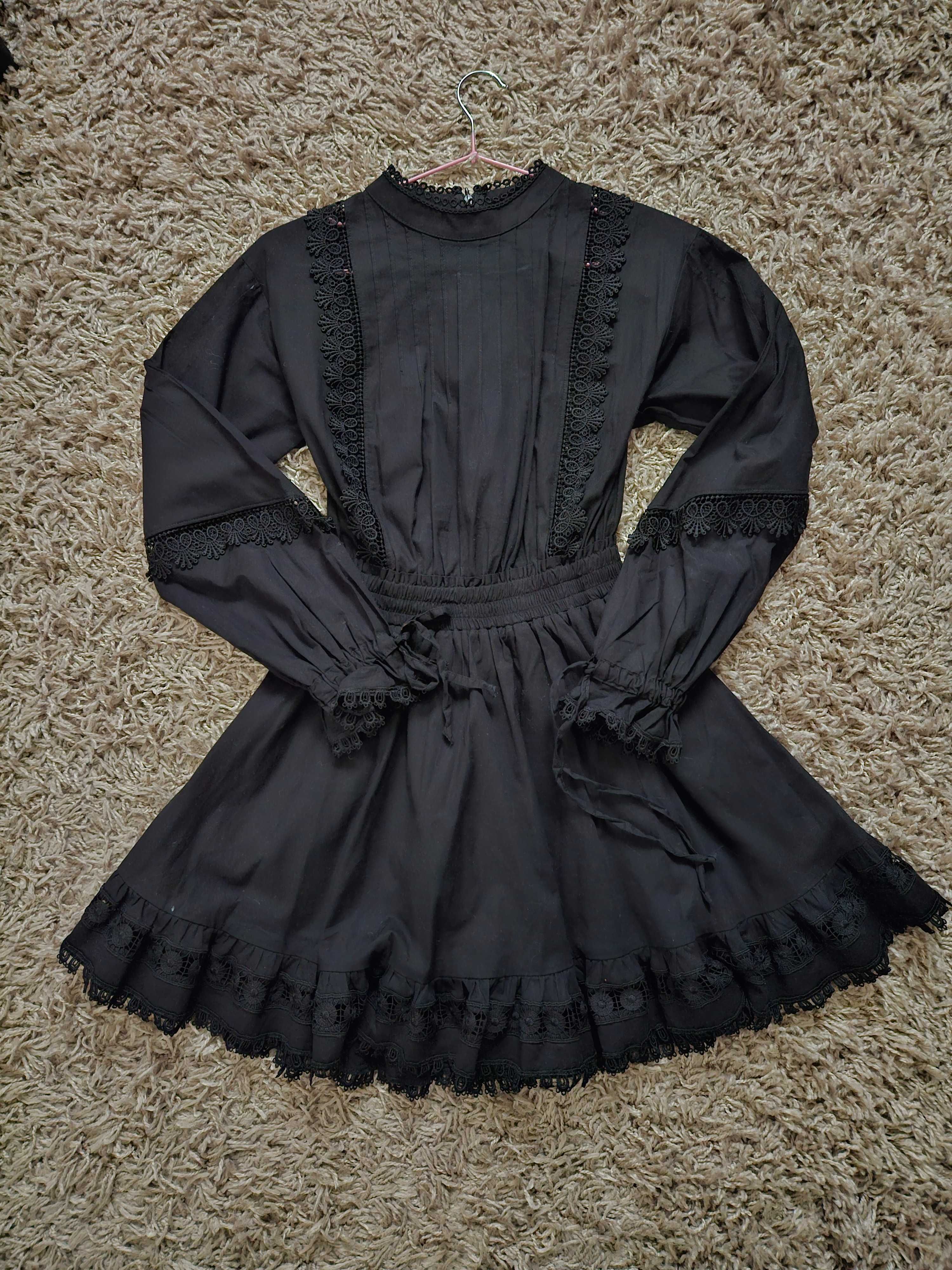 Czarna sukienka Lou Virginia XS 34 Nowa