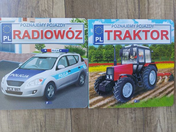 Poznajemy pojazdy traktor radiowóz