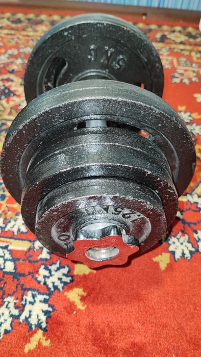 Гантели металлические наборные TORNEO